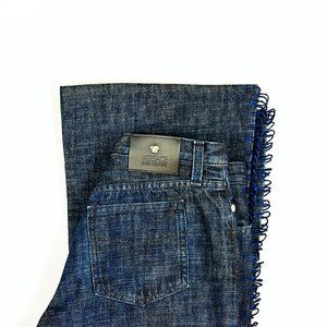 Vintage Versace Long Leg Dark Denim Jeans 28 x 34